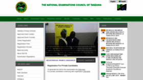 What Necta.go.tz website looked like in 2019 (4 years ago)