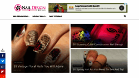 What Naildesignideaz.com website looked like in 2019 (4 years ago)