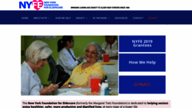 What Nyfe.org website looked like in 2019 (4 years ago)