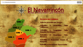 What Navarrincon.com website looked like in 2019 (4 years ago)