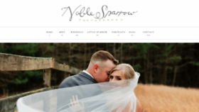 What Noblesparrowphotography.com website looked like in 2019 (4 years ago)