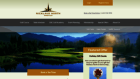 What Nicklausnorth.com website looked like in 2019 (4 years ago)
