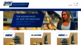 What Natec-network.com website looked like in 2019 (5 years ago)