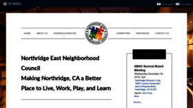 What Nenc-la.org website looked like in 2019 (4 years ago)