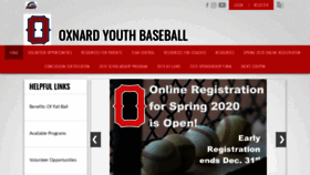 What Northsideyouthbaseball.org website looked like in 2019 (4 years ago)