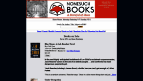 What Nonesuchbooks.com website looked like in 2019 (4 years ago)