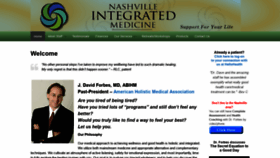 What Nashvilleintegratedmedicine.com website looked like in 2019 (4 years ago)