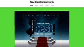 What Newstartconsignments.com website looked like in 2019 (4 years ago)