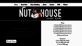 What Nuthouseescaperooms.com website looked like in 2019 (4 years ago)