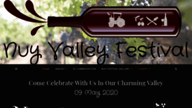 What Nuyvalleyfeast.co.za website looked like in 2019 (4 years ago)