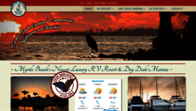 What Northmyrtlebeachrvresortanddrydock.com website looked like in 2019 (4 years ago)