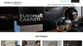 What Noblecraftcabinetry.com website looked like in 2019 (4 years ago)
