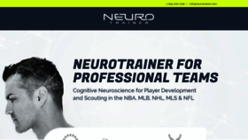 What Neurotrainer.com website looked like in 2019 (4 years ago)