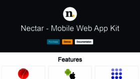 What Nectar.website website looked like in 2019 (4 years ago)
