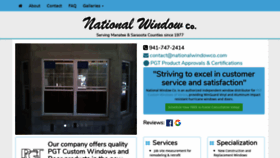 What Nationalwindowco.com website looked like in 2019 (4 years ago)