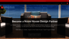 What Noblehousefurniture.com website looked like in 2019 (4 years ago)