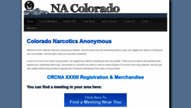 What Nacolorado.org website looked like in 2019 (4 years ago)