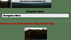 What Northalabamahiking.com website looked like in 2019 (4 years ago)