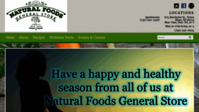 What Naturalfoodsgeneralstore.com website looked like in 2019 (4 years ago)