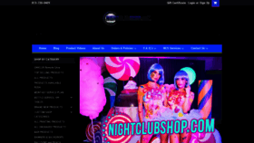 What Nightclubshop.com website looked like in 2019 (4 years ago)