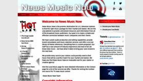 What Newsmusicnow.com website looked like in 2019 (4 years ago)