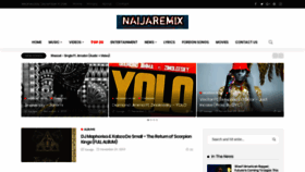 What Naijaremix.com website looked like in 2019 (4 years ago)