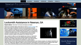 What Newnanlocksmith.net website looked like in 2019 (4 years ago)