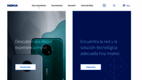 What Nokia.es website looked like in 2019 (4 years ago)