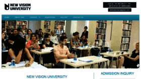 What Newvisionuniversity.in website looked like in 2019 (4 years ago)