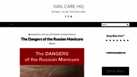What Nailcarehq.com website looked like in 2019 (4 years ago)