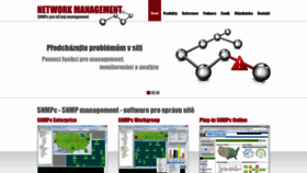 What Networkmanagement.cz website looked like in 2019 (4 years ago)