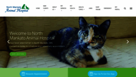 What Northmankatoanimalhospital.com website looked like in 2019 (5 years ago)