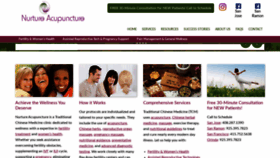 What Nurtureacupuncture.com website looked like in 2019 (4 years ago)