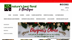 What Naturesbestfloralgb.com website looked like in 2019 (5 years ago)