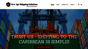 What Newageshippingsolutions.com website looked like in 2019 (4 years ago)