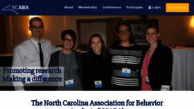 What Nc-aba.com website looked like in 2019 (4 years ago)