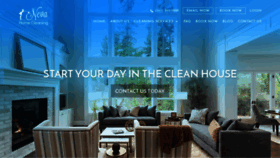 What Nevahomecleaning.com website looked like in 2019 (4 years ago)