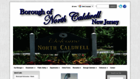 What Northcaldwell.org website looked like in 2019 (4 years ago)