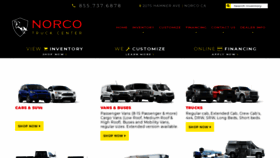 What Norcotrucks.com website looked like in 2019 (4 years ago)