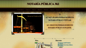 What Notaria2mty.com website looked like in 2019 (4 years ago)