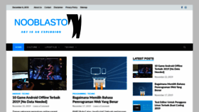 What Nooblasto.com website looked like in 2019 (4 years ago)