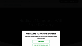 What Naturesgreenhfx.com website looked like in 2019 (4 years ago)