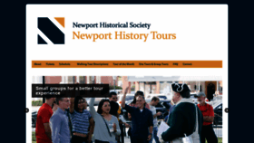 What Newporthistorytours.org website looked like in 2019 (4 years ago)