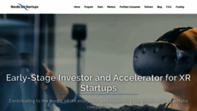 What Nordicxrstartups.com website looked like in 2019 (4 years ago)
