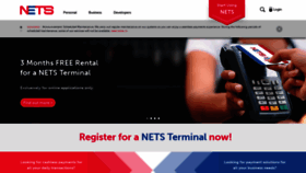 What Nets.com.sg website looked like in 2019 (4 years ago)