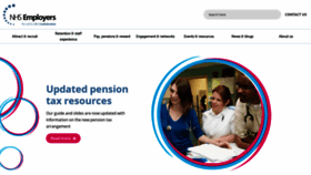 What Nhsemployers.org website looked like in 2019 (4 years ago)