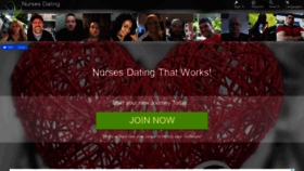 What Nurses.dating website looked like in 2019 (4 years ago)