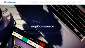 What Nopcommerce.pl website looked like in 2019 (4 years ago)
