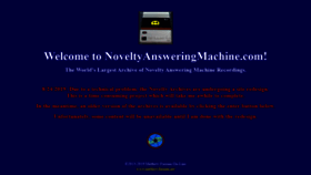 What Noveltyansweringmachine.com website looked like in 2019 (4 years ago)