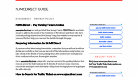 What Njmcdirectlogin.com website looked like in 2019 (4 years ago)